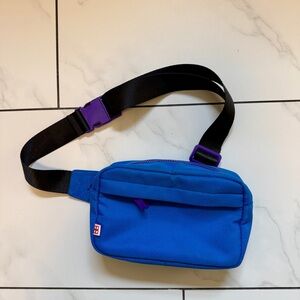 Blue  Men's belt Bag Lego